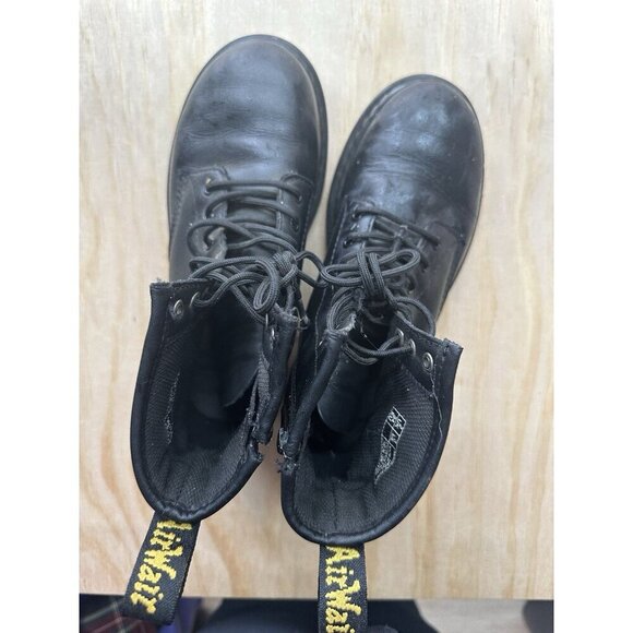 Dr Martens 1460 J Black Side-Zip Size 3 Youth Children's Combat Boots Doc - Picture 8 of 9